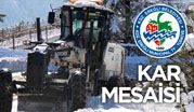 KDZ. EREĞLİ BELEDİYESİ’NİN KARLA MÜCADELE MESAİSİ SÜRÜYOR