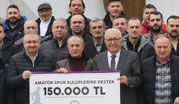 BAŞKAN POSBIYIK, AMATÖR SPOR KULÜPLERİNE DESTEK VERDİ
